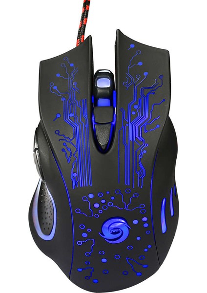 Profesyonel Kablolu Oyun Faresi 6 Düğme LED Optik USB Bilgisayar Faresi Oyuncu Fareleri K1013 Oyun Fare Sessiz Pc Fare Rastgele Değiştirilebilir Işık (Yurt Dışından) fırsatları