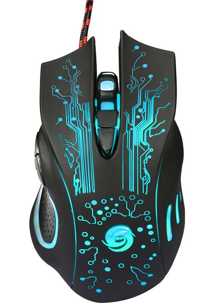 Profesyonel Kablolu Oyun Faresi 6 Düğme LED Optik USB Bilgisayar Faresi Oyuncu Fareleri K1013 Oyun Fare Sessiz Pc Fare Rastgele Değiştirilebilir Işık (Yurt Dışından) indirimleri