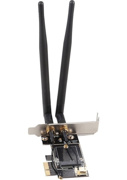 Pcı-E X1 - M.2 Ngff E-Key Wifi Kablosuz Ağ Adaptörü Dönüştürücü Kart, Masaüstü Bilgisayar Için Bluetooth'lu (Yurt Dışından) modelleri