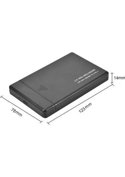 2.5 Inç Sata - USB 3.1 Sabit Disk Muhafazası, SSD Disk HDD Kutusu Için Uasp Hd Harici Sabit Disk Kutusu, Windows Için (Yurt Dışından)
