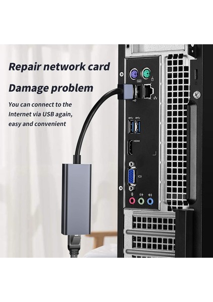 Chromebook, Windows 10, 8.1, Işletim Sistemi, Yonga Seti Için USB 3.0 - 10/100/1000 Gigabit Ethernet Internet Adaptörü (Yurt Dışından)