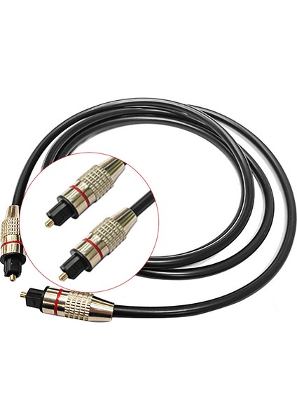 15M Dijital Optik Fiber Ses Kablosu, Spdıf Optik Fiber Dönüşüm Kablosu, Vcr, Dijital Tv, Tv Kutusu Vb. Için Kullanılır. (Yurt Dışından)