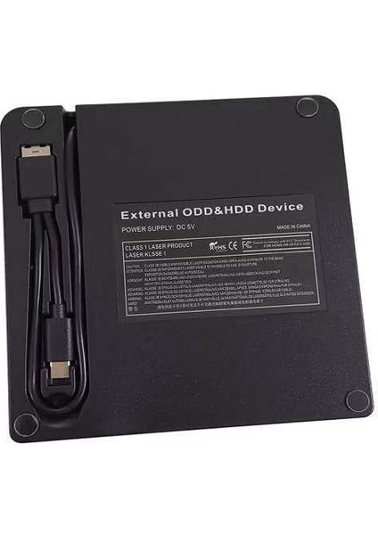 Harici CD DVD Sürücüsü, C Tipi USB 3.0 Taşınabilir Harici CD DVD Sürücüsü Yazıcı /windows Optik Sürücü CD Dvd-Rw Yazıcı Yeniden Yazma ile Uyumlu (Yurt Dışından) modelleri