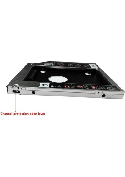 Evrensel 9.5mm Sata 2nd SSD HDD Sabit Disk Kutusu Adaptör Tepsisi Veya Dizüstü Bilgisayar CD / Dvd-Rom Optik Bay (Yurt Dışından)