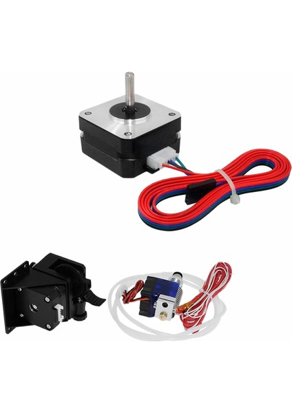 Ekstruder Tam Kitleri Ekstruder 1.75MM + NEMA17 Step Motor + 3D Yazıcı Parçaları Için V6 Bowden Ekstruder 2 # (Yurt Dışından)