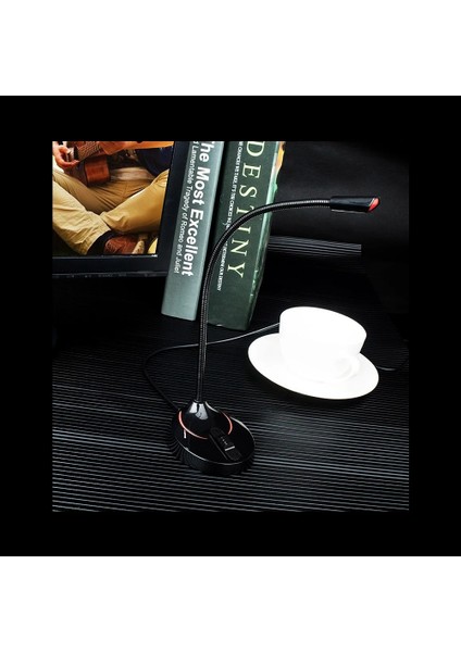 F12 USB Deveboynu Mikrofon Masaüstü Çok Yönlü Kapasitif Mikrofon Toplantı Oyun Mikrofonu Pc Laptop Için (Yurt Dışından)