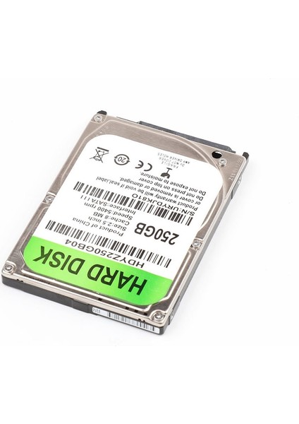 Sata Adaptör Kablosu ile 250G HDD 2.5 Inç Dizüstü Bilgisayar Sabit Disk Sürücüsü Sata 3.0 5400-7200RPM Dizüstü Dizüstü Bilgisayar Için Sabit Disk (Yurt Dışından)
