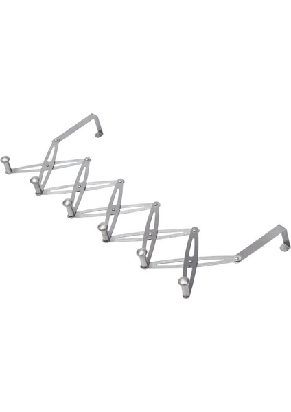 6-Hook Esnek Arka Kapı Askı Raf Banyo Mutfak Düzenleyici Askılı Kancalar Ev Depolama Rafı ve Tutucu Elbise Organizatör (Yurt Dışından) fiyatları