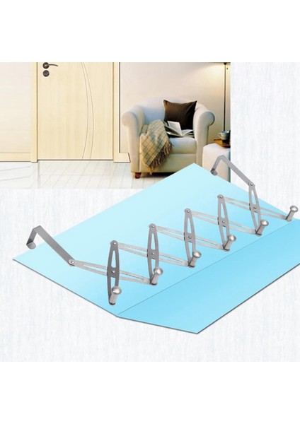 6-Hook Esnek Arka Kapı Askı Raf Banyo Mutfak Düzenleyici Askılı Kancalar Ev Depolama Rafı ve Tutucu Elbise Organizatör (Yurt Dışından) fırsatları