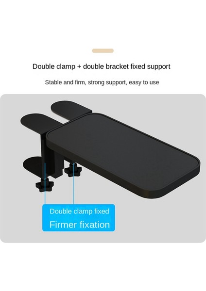 Kol Dayama Pedi Masa Bilgisayar Desteği Mouse Pad Bilek Desteği Kol Braketi Katlanır Klavye Dirsek Desteği Pedi Beyaz (Yurt Dışından) fiyatları