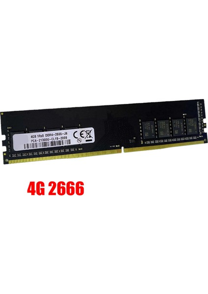 Ddr4 4 GB Bellek Ram 2666 Mhz PC4-21300 1.2 V 284PIN Dımm Amd Masaüstü Memoria Için Çift Kanal Desteği (Yurt Dışından)