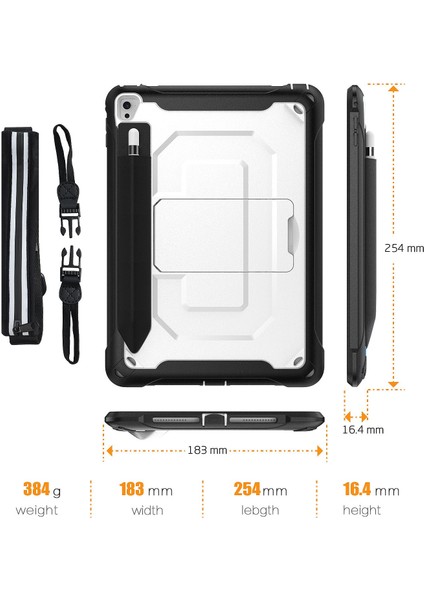 Aır2 Için 9.7 Inç Tablet Pc Kılıf Tpu Darbeye Dayanıklı Koruyucu Arka Kapak Kalem Yuvası ile Tablet Standı Kılıfı (Yurt Dışından) modelleri