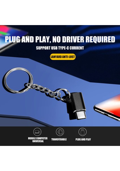 Hızlı Şarj USB C Otg Kablosu Için USB Tip C Otg Adaptörü Mikro Usb'den USB C Kablosuna Dönüştürücüler (Yurt Dışından)