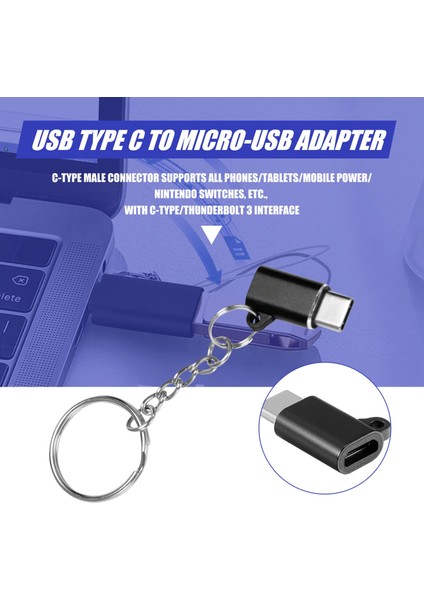 Hızlı Şarj USB C Otg Kablosu Için USB Tip C Otg Adaptörü Mikro Usb'den USB C Kablosuna Dönüştürücüler (Yurt Dışından)