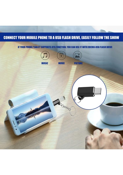Hızlı Şarj USB C Otg Kablosu Için USB Tip C Otg Adaptörü Mikro Usb'den USB C Kablosuna Dönüştürücüler (Yurt Dışından)