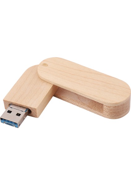 2 In 1 Otg USB Flash Sürücü 3.0 Mikro-Usb 64 GB Kapasiteli U Disk Memory Stick Kalem Sürücü Usb3.0 Pendrives Android Akıllı Telefon Tablet Pc Akçaağaç Flip (Yurt Dışından)