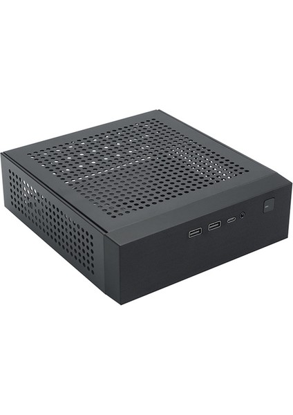 M09 Htpc Mini Itx Bilgisayar Kasası Dc Güç Kaynağı Endüstriyel Kontrol Şasi Masaüstü Bilgisayar Kasası Desteği Duvar Asılı (Yurt Dışından)