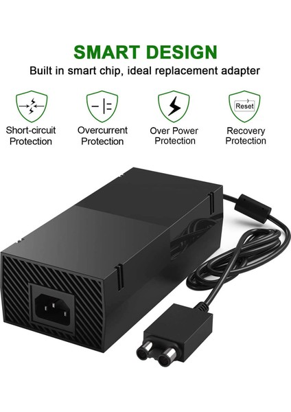 Bir Kişilik Güç Kaynağı Tuğlası Ac Adaptörü Yedek Şarj Aleti Güç Kablosu Kablosu (Ab Fişi) (Yurt Dışından) fırsatları