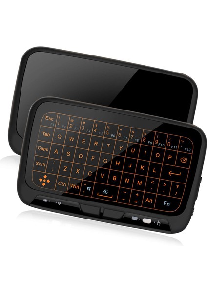 Kablosuz Hava Fare Mini Klavye 2.4 Ghz Tam Ekran Basın Uzaktan Kumanda Android Tv Kutusu Projektör Htpc Pc Dizüstü Bilgisayar Arkadan Aydınlatmalı (Yurt Dışından)