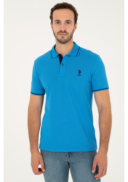 U.S. Polo Assn. Erkek Saks Tişört Basic 50284631-VR045