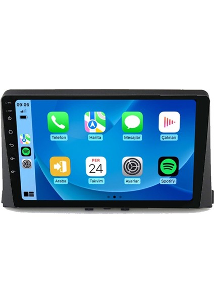 Yeni Berlingo Combo Doblo Rifter Proice City Active 10inç 2gb Ram 32GB Hafıza Carplay Androidauto Oem Multimedya Navigasyon
