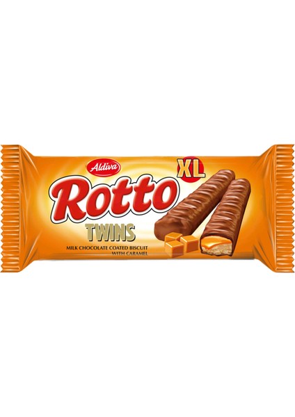 Rotto Sütlü Çikolata & Karamel Kaplı Bisküvi 50G