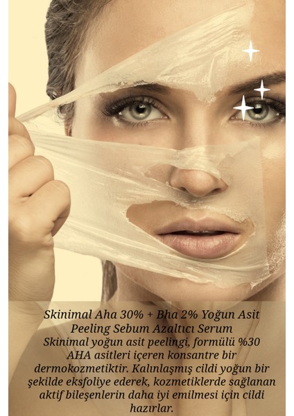 Aha 30% + Bha 2% Yoğun Asit Peeling Serumu 30 ml