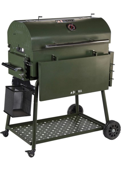 Barbekü Elite 740 mm Kömürlü Mangal (Yeşil)
