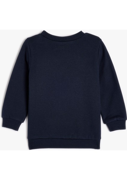 Kaplanlı Sweat Uzun Kollu Bisiklet Yaka Pamuklu fiyatları