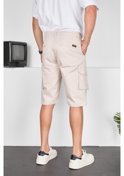 Erkek Kargo Cepli Gabardin Şort indirimleri