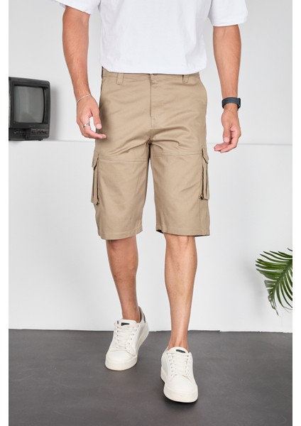 Erkek Kargo Cepli Gabardin Şort fiyatları