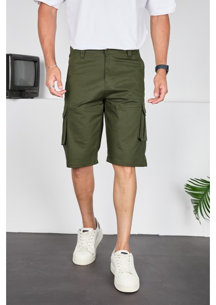 Erkek Kargo Cepli Gabardin Şort fiyatları