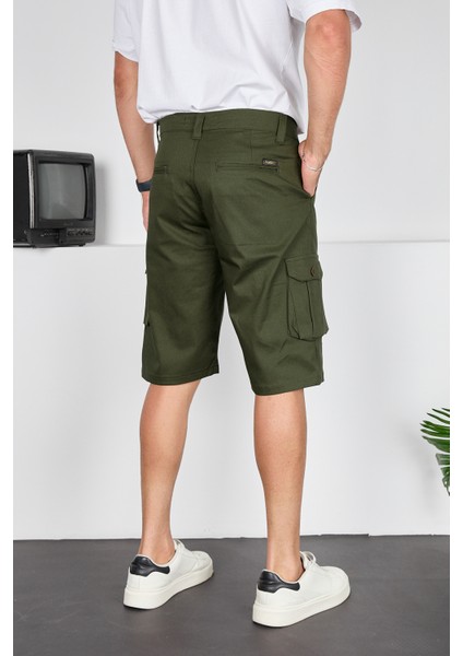 Erkek Kargo Cepli Gabardin Şort indirimleri