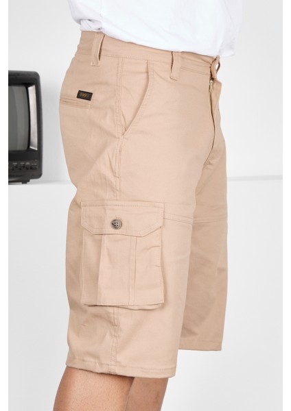 Erkek Kargo Cepli Gabardin Şort fırsatları