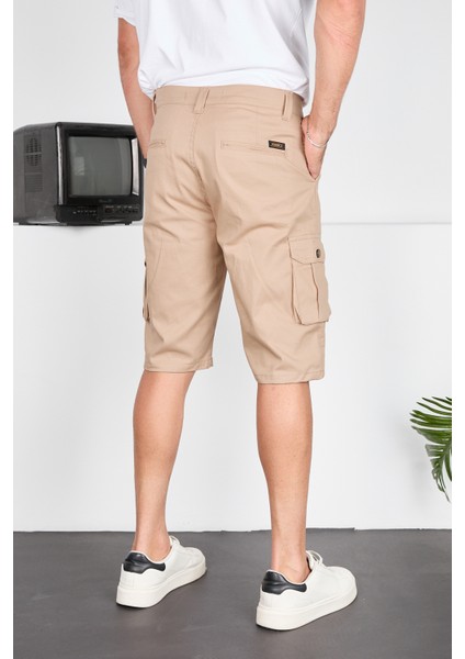Erkek Kargo Cepli Gabardin Şort indirimleri
