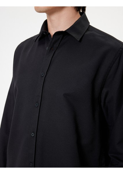 Oxford Gömlek Uzun Kollu Pamuk Karışımlı indirimleri