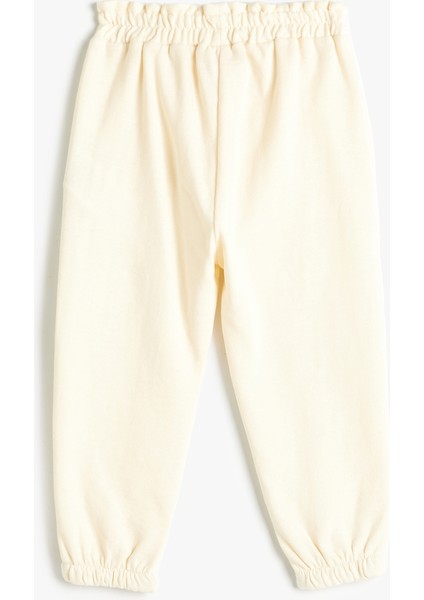 Jogger Eşofman Altı Beli Lastikli Cepli Beli Fırfırlı fiyatları