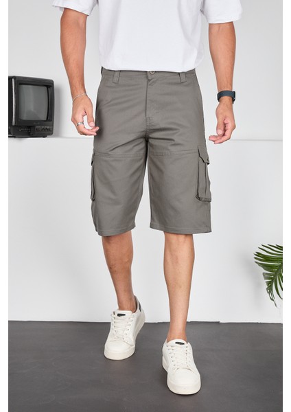 Erkek Kargo Cepli Gabardin Şort fiyatları