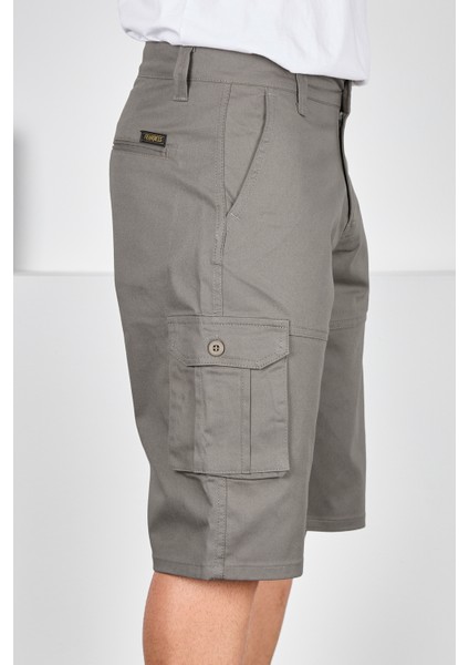 Erkek Kargo Cepli Gabardin Şort modelleri