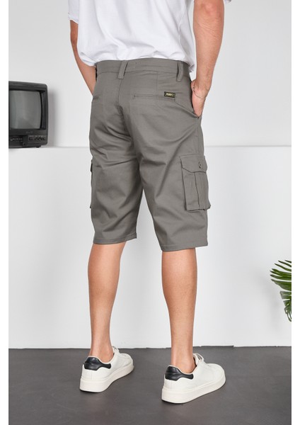 Erkek Kargo Cepli Gabardin Şort indirimleri