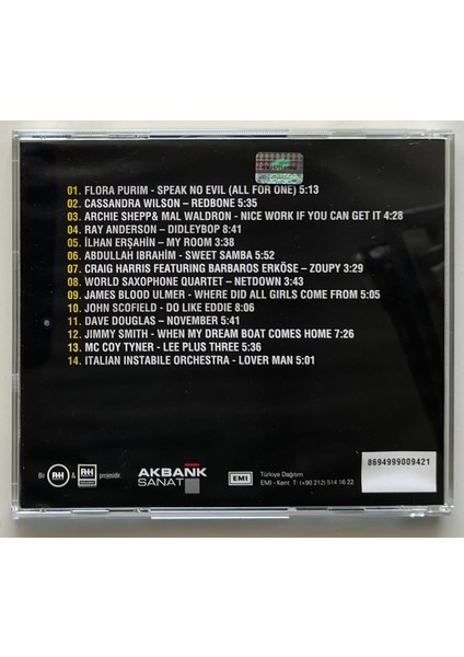 Akbank Caz Festivali 15.yılı CD (Orjnal Dönem Baskı Cd)