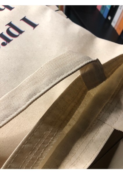 Yazılı Bez Çanta, Retro Bez Çanta, Arkadaşa Hediye, Doğum Günü Hediyesi, Baskılı Tote Bag