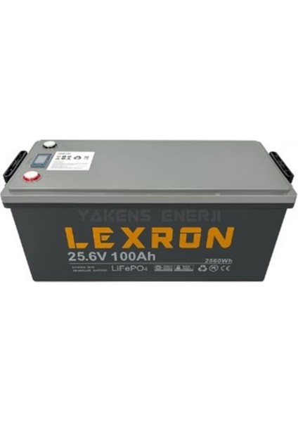 100AH 25.6V Lifepo4 Pil Lityum Akü Lexron