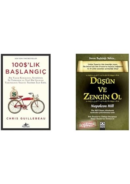 100 $'lık Baslangıç  - Düşün ve Zengin Ol 2 Kitap