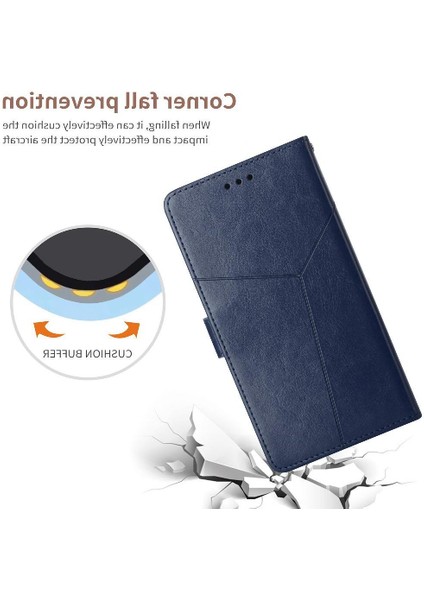 Mellow Shop Oneplus Nord Ce4 Deri Cüzdan Kickstand Için Flip Case-Dayanıklı Kapak (Yurt Dışından)