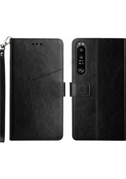 Sony Xperia 1 Vı Için Flip Case Deri Cüzdan Darbeye Tpu Kabuk Çevirme (Yurt Dışından)