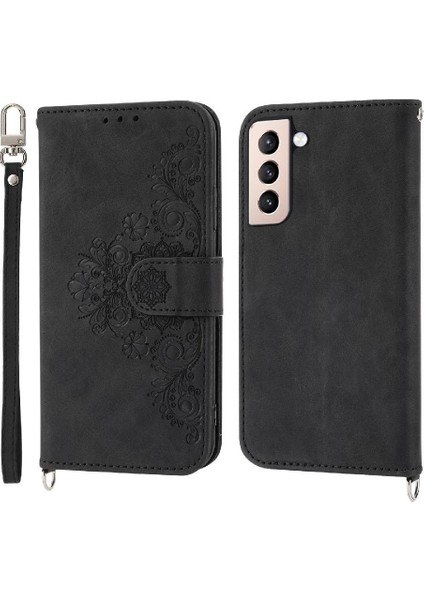 Samsung Galaxy S21 Artı Bileklik Çoklu Kredi Kartı Yuvaları Için Flip Case (Yurt Dışından)