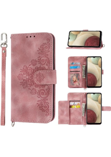 Samsung Galaxy A12 5g Bileklik Kabartmalı Darbeye Dayanıklı Çoklu Için Flip Case (Yurt Dışından) modelleri