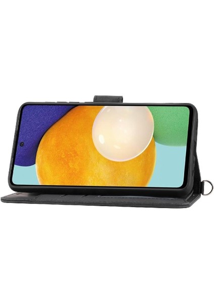 Samsung Galaxy A53 Çoklu Kredi Kartı Yuvaları Bileklik Için Flip Case (Yurt Dışından)