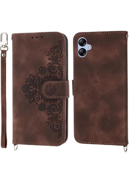 Samsung Galaxy A04E Bileklik Çoklu Kredi Kartı Yuvaları Için Flip Case (Yurt Dışından)